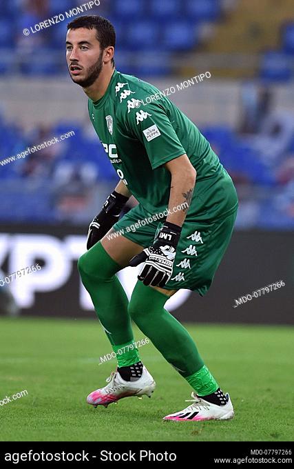 Benevento football player Lorenzo Montipo during friendly match Lazio-Benevento in the Olimpic stadium. Rome (Italy), September 19th, 2020