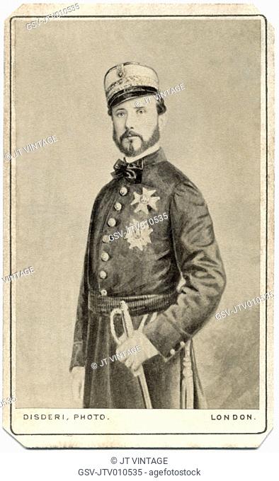 Juan Prim (1814-70), 1st Marquis of los Castillejos, Spanish General and Statesman, Prime Minister of Spain 1869-70, Military Portrait, 1860