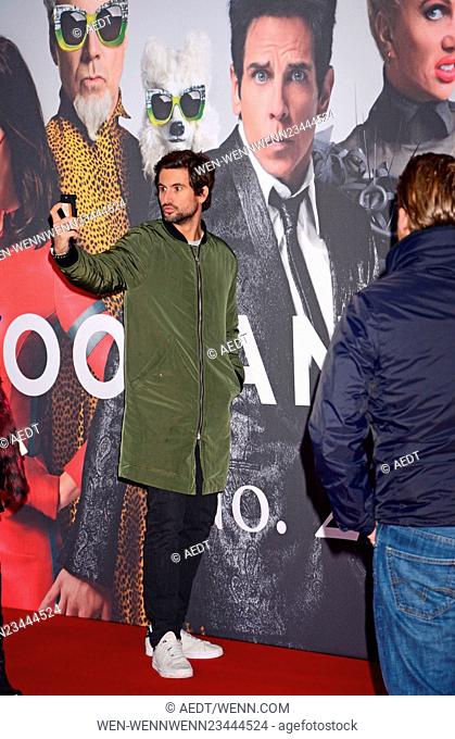Premiere of Zoolander 2 at Cinestar at Sonycenter Featuring: Tom Beck Where: Berlin, Germany When: 02 Feb 2016 Credit: AEDT/WENN.com