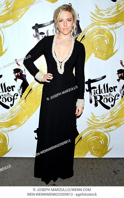 Opening night of Fiddler On the Roof at the Broadway Theatre - Arrivals. Featuring: Helene Yorke Where: New York City, New York