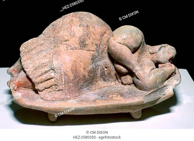 Sleeping lady' from the Hypogeum of Hal Saflieni on Malta, currently at Valetta Museum