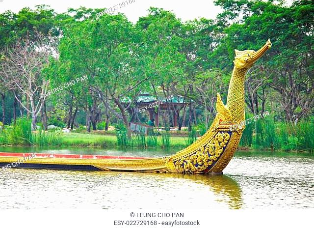 Dragon boat in Thailand