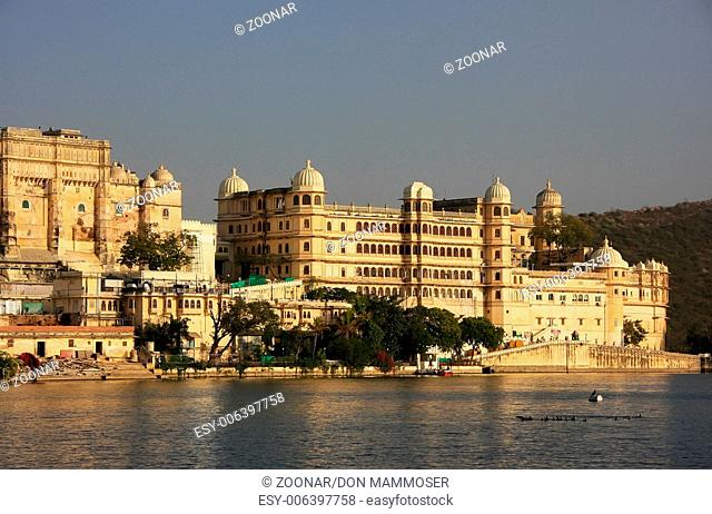 City Palace complex, Udaipur, Rajasthan, India