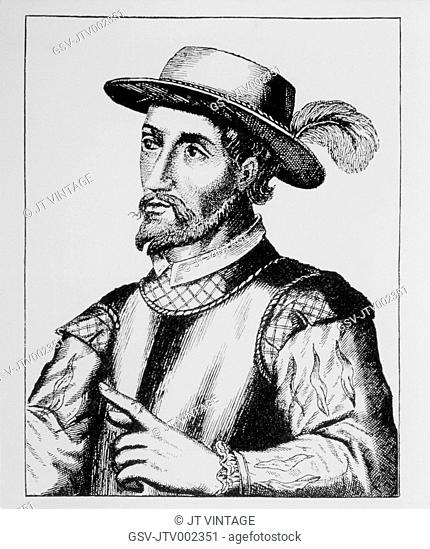 Juan Ponce de Leon (1474-1521), Spanish Explorer, Discover of Florida, Portrait