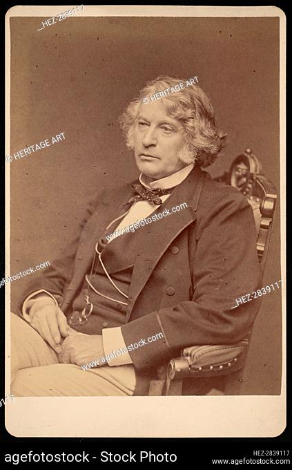 Portrait of Charles Sumner (1811-1874), Before 1874. Creator: George K Warren