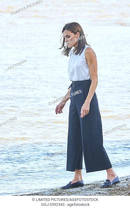 Queen Letizia of Spain visit Los Alcazares (Murcia) after the September floods on October 4, 2019, Spain