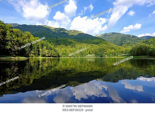 Montenegro, Kolasin province, Biogradsko Jezero National Park, Lake Biograd