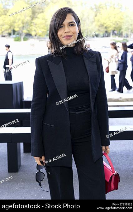 America Ferrera attends CHLOÃ‰ Spring/Summer 2024 Runway during Paris Fashion Week on September 2023 - Paris; France 28/09/2023. - Paris/Frankreich