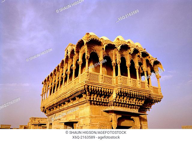 Salim Singh Ki Haveli in Jaisalmer in Rajasthan in India in South Asia
