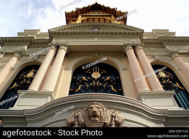Facade of Royal palace in Bangkok, Thailand