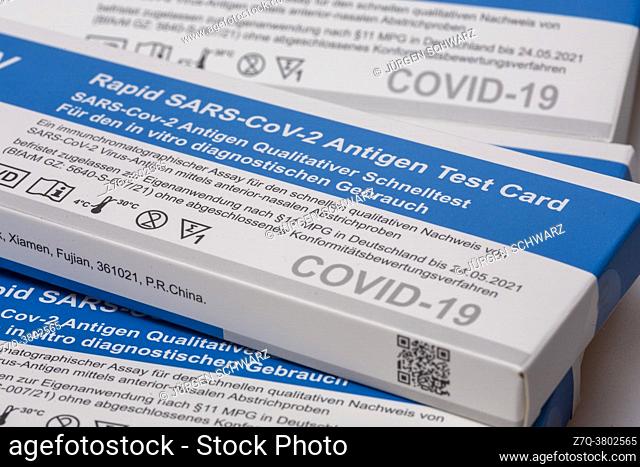 Sars-CoV-2 rapid tests from the Chinese manufacturer Xiamen Boson Biotech for self-testing are supplied, for example, by the discounter Lidl