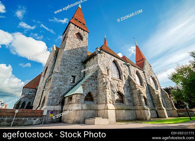 Famous landmark Tampere Cathedral, Finland