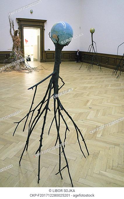Czech artist Kristof Kintera's exhibition Nervous Trees, a summary of the last five years of the author's oeuvre, and features some twenty sculptures