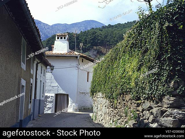 Street. Guisando, Avila province, Castilla Leon, Spain