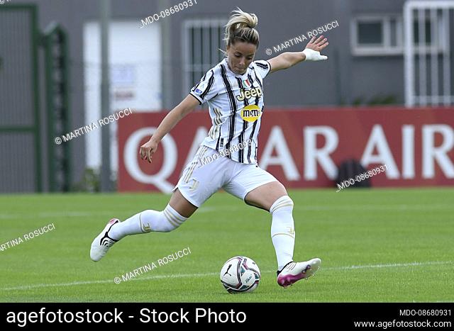 Juventus woman footballer Martina Rosucci during the match Roma-Juventus in the tre fontane stadium. Rome (Italy), May 16th, 2021