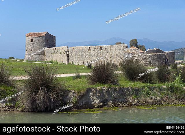Triangular Castle, Venetian Fort, Butrint, Vivar Canal, Albania, Europe