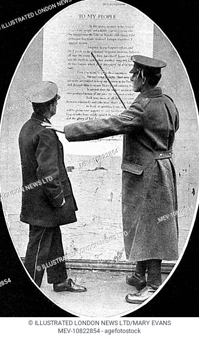 Now, My Lad, You Can't Ignore that. Corporal Hall, the army ex-champion boxer gains a new recruit - a former tram conductor - by showing him a poster with a...