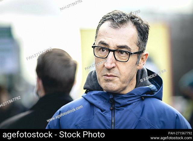 The Federal Minister of Food and Agriculture, Cem Oezdemir, during a demonstration by the Working Group on Farming Agriculture (AbL) in Berlin on January 20th