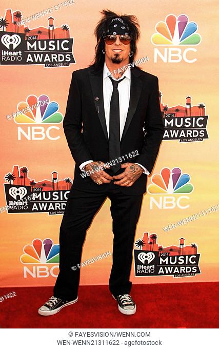 2014 iHeartRadio Music Awards at The Shrine Auditorium Featuring: Nikki Sixx Where: Los Angeles, California, United States When: 01 May 2014 Credit:...