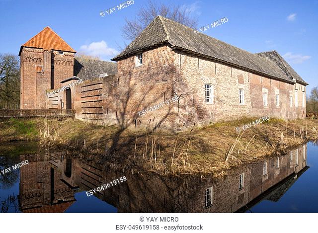 Castle Tongelaar near Mill in the Dutch province Noord-Brabant