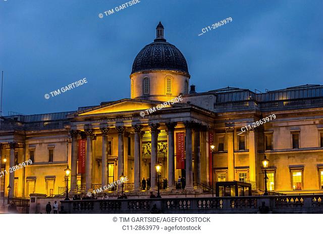 national gallery; london; england; uk;