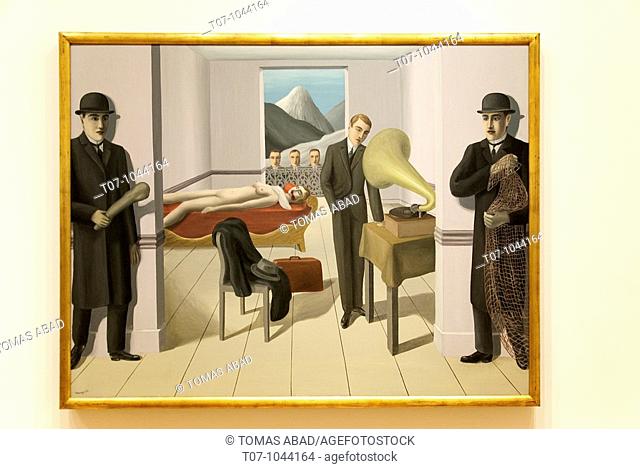 The Threatened Murderer L Assassin Menacé, 1927, by René Magritte, Belgian, MOMA, Museum of Modern Art, New York City