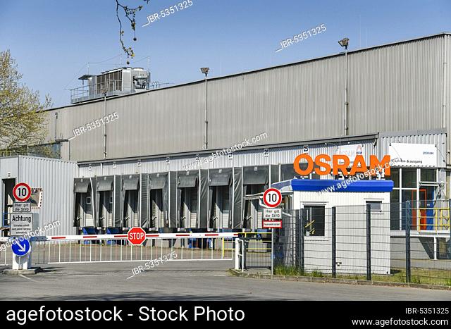 Osram factory, Motardstrasse factory gate, Siemensstadt, Spandau, Berlin, Germany, Europe
