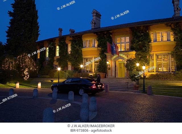 Entrance, Villa Principe Leopoldo hotel and SPA, 5 star luxury hotel, Lake Lugano, Switzerland, Europe