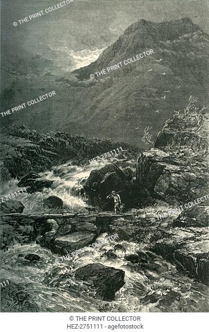 'The Stream from Llyn Idwal', c1870