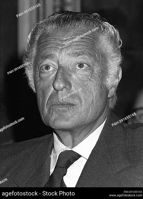 ARCHIVE PHOTO: 20 years ago, on January 24, 2003, Giovanni Agnelli died 02SN-Agnelli-WI.jpg Giovanni AGNELLI, Italy, President of the Fiat Works, Portrait