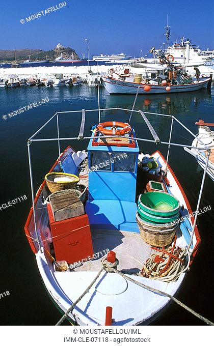 Fishing boat, Myrina , Lemnos, Northeastern Aegean, Greece