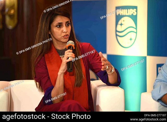Gautami Kapoor, Indian television actress, film actress, Indian model, Philips press conference, Mumbai, India, 3 May 2017