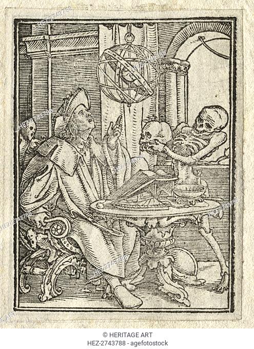 The Dance of Death: The Astrologer; The Rich Man. Creator: Hans Holbein (German, 1497/98-1543)