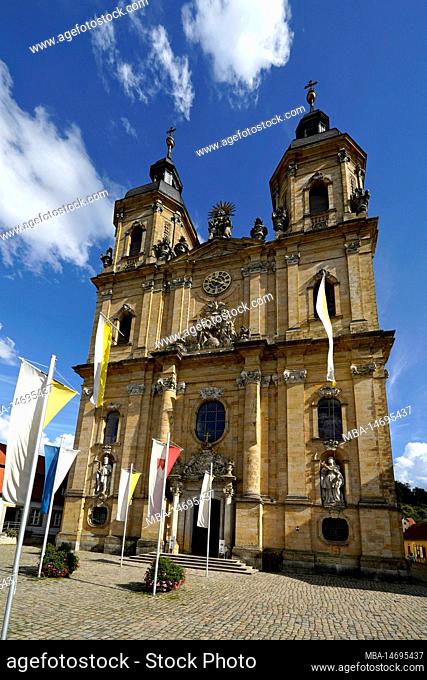 Germany, Bavaria, Upper Franconia, County Forchheim, Franconian Switzerland, Gößweinstein, Basilica of the Holy Trinity