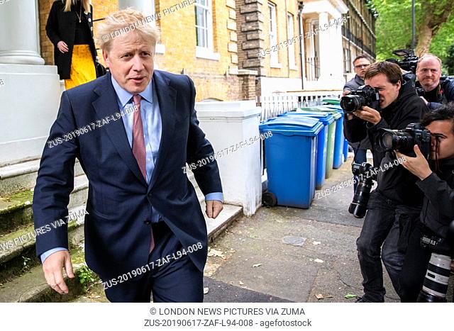 June 17, 2019 - London, London, UK - London, UK. Boris Johnson MP, who is the frontrunner to become the next Leader of the Conservative Party and Prime Minister