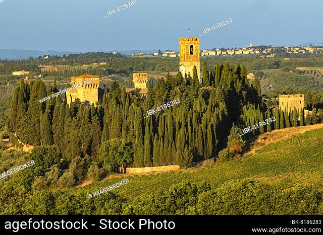 Abbey of San Michele Arcangelo a Passignano, Badia a Passignano, Chianti, Province of Firenze, Tuscany, Italy, Europe