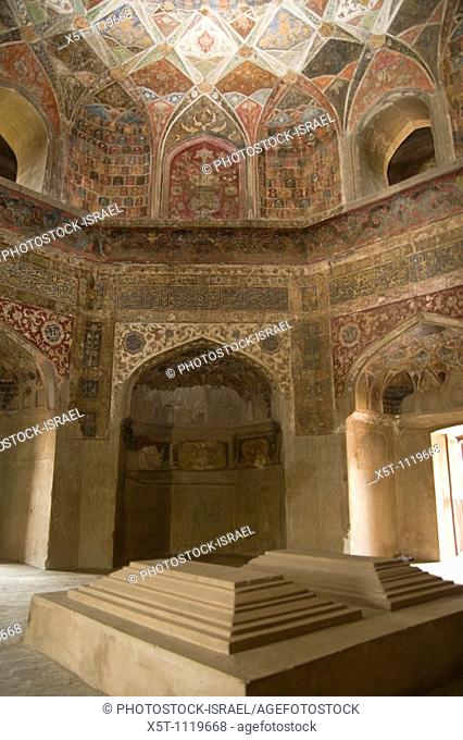 India, Uttar Pradesh, Agra, The Chini Ka Rauza: Tomb of Allama Afzal Khan Mullah