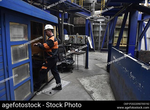 The Vitkovice Hammering processing metal plant, pictured on September 6, 2022, in Ostrava, Czech Republic. (CTK Photo/Jaroslav Ozana)