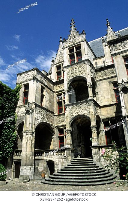 Hotel Gouin, mansion from 15th century, Tours, Indre-et-Loire department, Centre region, France, Europe