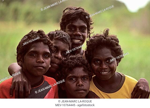Children of Bathurst Island (one of the Tiwi Islands north of Darwin)