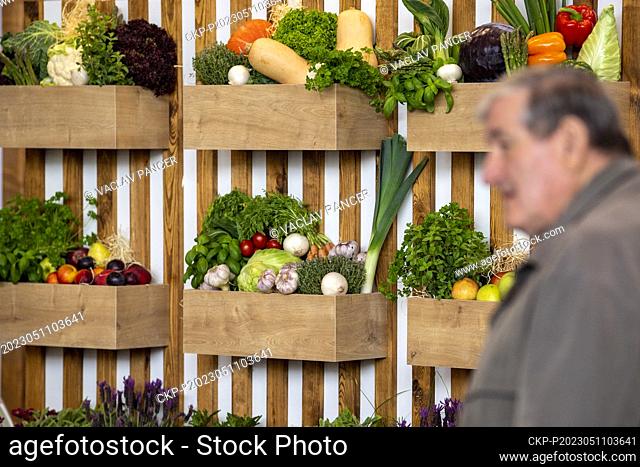 Start of 30th annual exhibition Hobby for DIYers and gardeners, start of first annual fair Czech Food Expo in Ceske Budejovice, Czech Republic, May 11, 2023