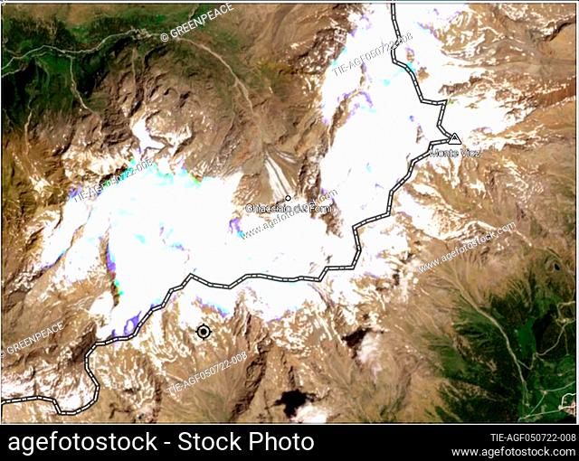 Greenpeace Italia is broadcasting satellite images of the main Italian glaciers: the Marmolada glacier, where the terrible tragedy on Sunday took place
