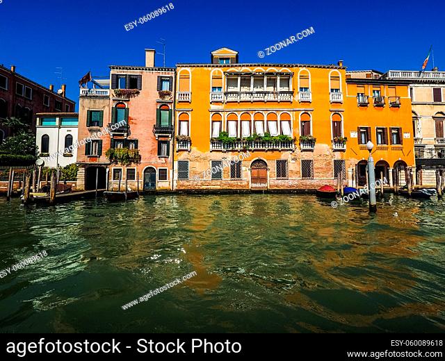 HDR The Canal Grande (meaning Grand Canal) in Venice, Italy