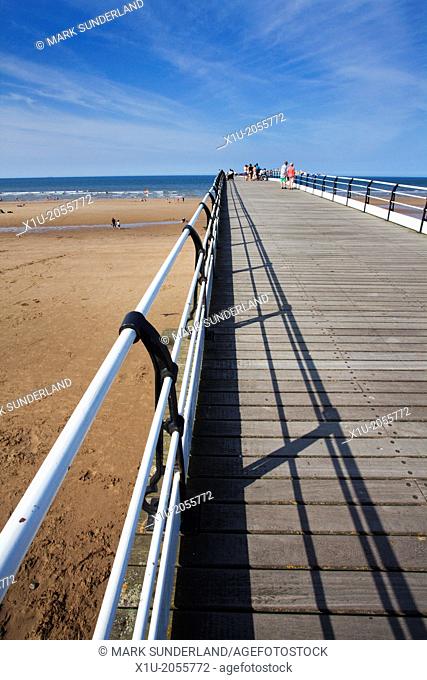 The Pier at Saltburn by the Sea Redcar and Cleveland England