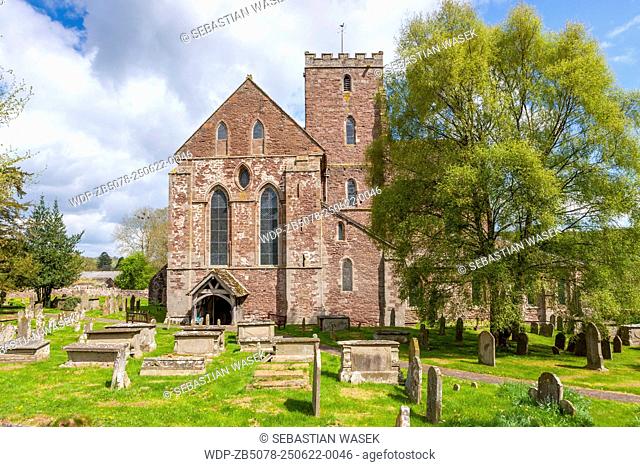 Dore Abbey, a former Cistercian abbey in the village of Abbey Dore in the Golden Valley, Herefordshire, Wales, United Kingdom, Europe