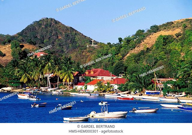 France, Guadeloupe French West Indies, Les Saintes, the village of terre de haut