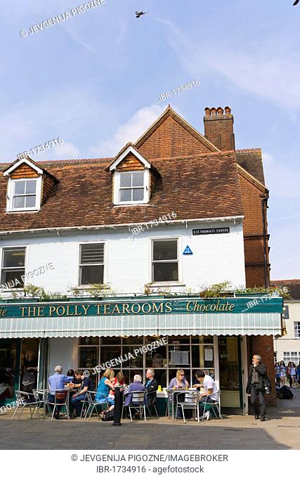 The Polly's Tearooms, The Maltings, Salisbury, Wiltshire, England, United Kingdom, Europe