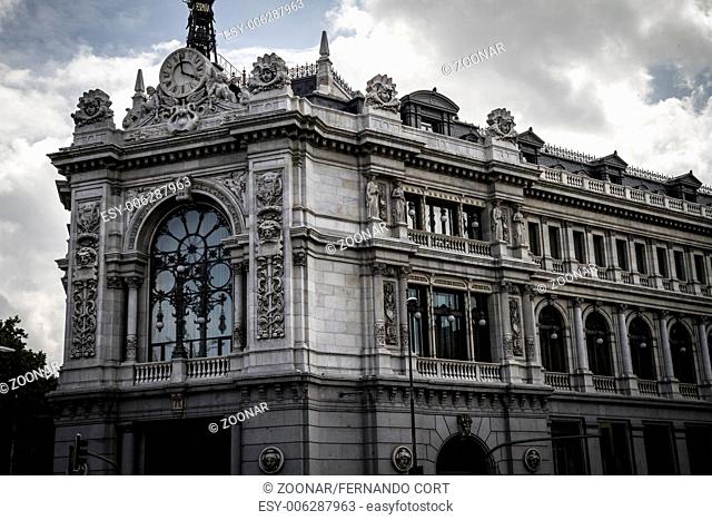 Spanish bank, Image of the city of Madrid, its characteristic architecture