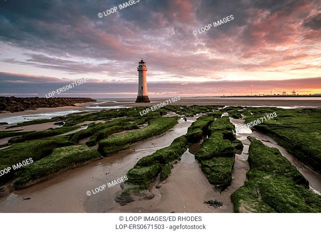 New Brighton lighthouse at sunrise