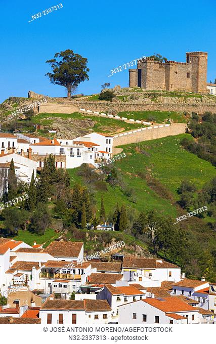 Cortegana, Castle, Sierra de Aracena y Picos Aroche natural park, Huelva province, Andalusia, Spain